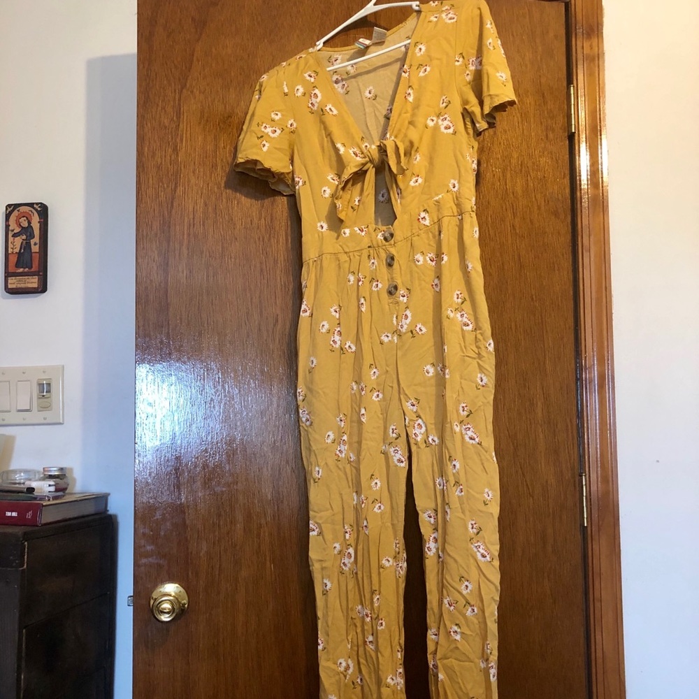 Yellow Floral Jumper